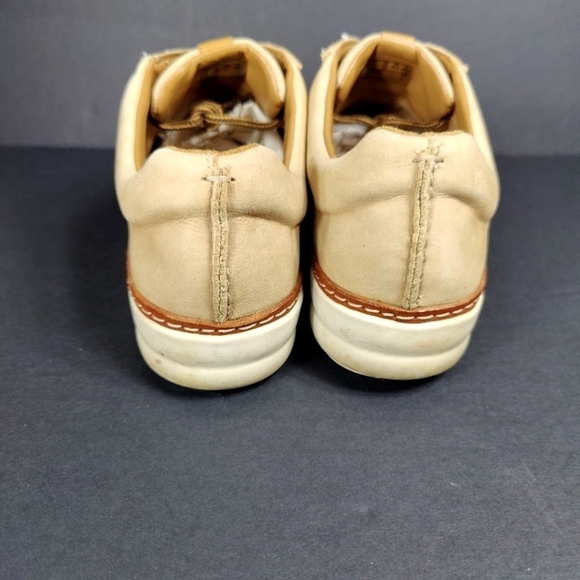 Clarks Leather Unstructured Sneakers Comfort Walking Stylish Women Shoes Size 10 - Picture 8 of 11